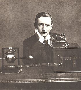 Portrait of Guglielmo Marconi (1874-1937), Engineer and Physicist (2551824648).jpg