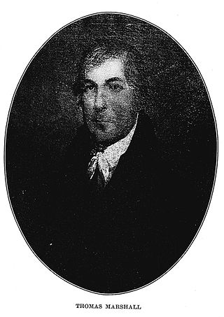 <span class="mw-page-title-main">Thomas Marshall (Virginia politician, born 1730)</span> American politician