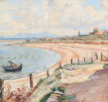 Ved Arnos udløb nær La Marina di Pisa, 1911