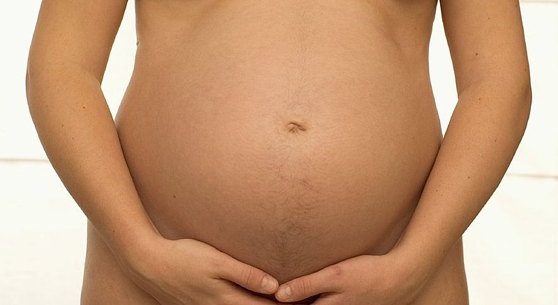 File:Pregnant belly button.jpg