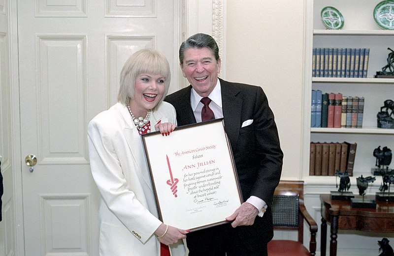 File:President Ronald Reagan and Ann Jillian.jpg