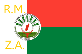 Estandarte Presidencial de Madagascar (1993-1996)