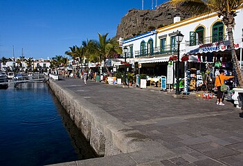 Puerto de Mogan, turistsenter og fiskarlandsby