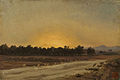 Coucher de soleil (Elche) (vers 1861), Madrid, musée du Prado.