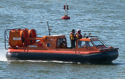In Britain, the Royal National Lifeboat Institution operates a small fleet of hovercraft lifeboats.