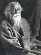 Rabindranath Tagore (1861–1941) was a Bengali language poet, short-story writer, and playwright, and in addition a music composer and painter, who won the Nobel prize for Literature in 1913.