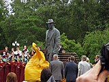 Monumento en Veliky Novgorod escultor Rukavishnikov