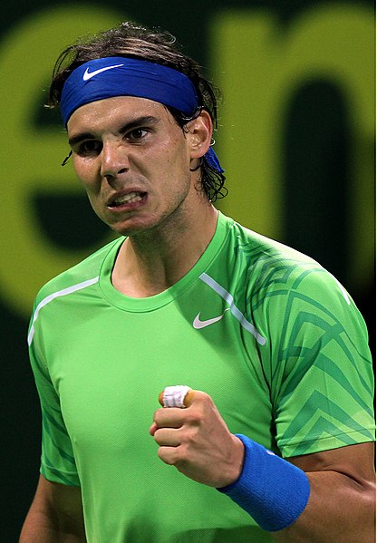Rafael Nadal- the 2008 Olympics tennis Men's Champion.