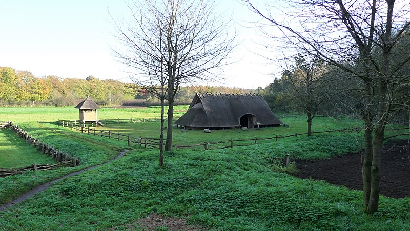 File:Reconstruction of an Iron Age farm.jpg