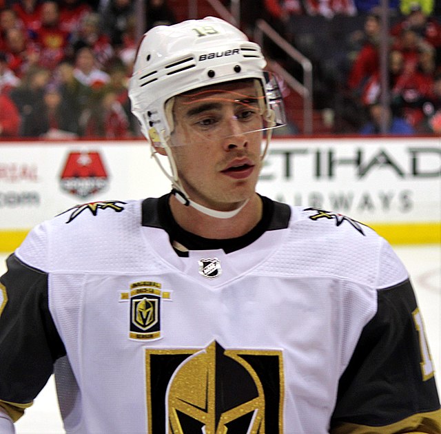 Smith with the Vegas Golden Knights in 2018