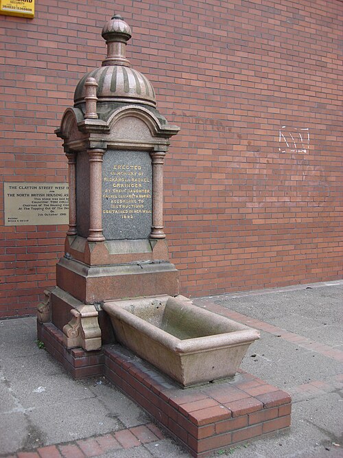 Memorial to Richard and Rachel Grainger in Newcastle.