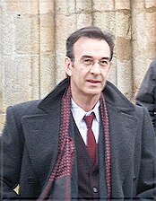 Robin Renucci en 2009 durant le tournage à Saint-Jean-Ligoure.