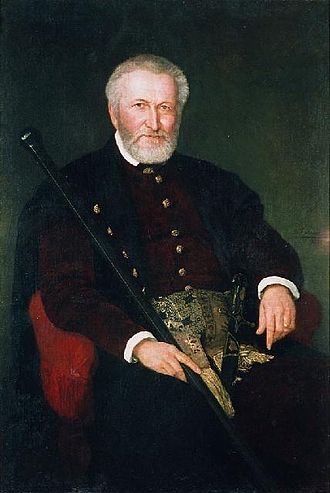 Leon Sapieha, the first speaker of the Sejm of the Estates of Galicia. RodakowskiHenryk.PortretLeonaSapiehy.1878.jpg