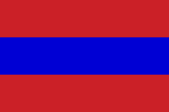 Civil ensign for merchant ships owned by Ottoman subjects belonging to the Greek Orthodox (Rum) millet