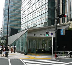 7番出入口（東京ミッドタウン横） （2008年7月）