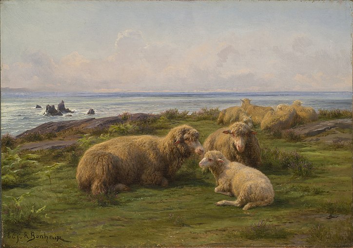 Moutons au bord de la mer, 1865National Museum of Women in the Arts, Washington