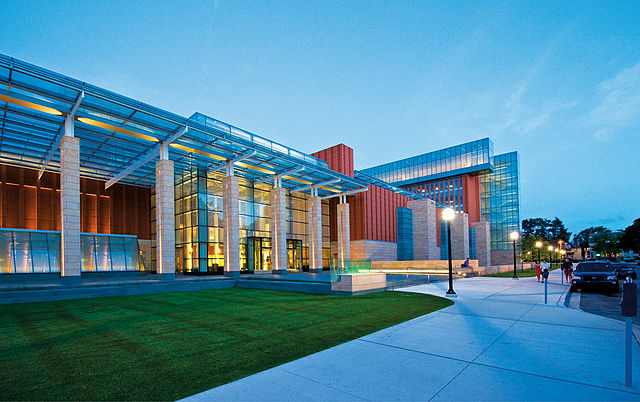 Exterior of the Stephen M. Ross building