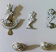 Royal Roads Military College pins & buttons (Queen`s Crown)