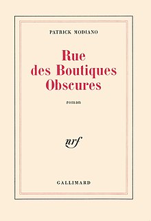 Rue des Boutiques Obscures (Patrick Modiano).jpg