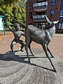 Donkey statue a short walk from the town square