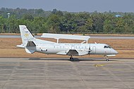 SAAB 340AEW of the Royal Thai Air Force at Khon Kaen (11348690443).jpg
