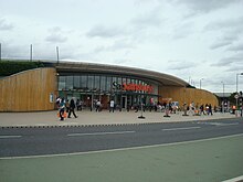 The Sainsbury's supermarket building in Greenwich, which was nominated for the Stirling Prize in 2000 and has since been demolished Sainsbury's supermarket, Greenwich.jpg