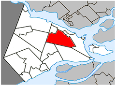 Saint-Lazare Quebec location diagram.PNG