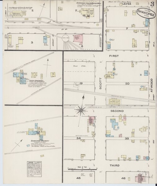 File:Sanborn Fire Insurance Map from Shakopee, Scott County, Minnesota. LOC sanborn04385 001-3.tif