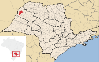 Andradina Municipality in Southeast, Brazil