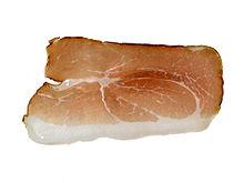 Sliced Black Forest ham Schinken-roh.jpg