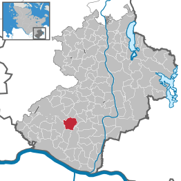 Kaart van Schwarzenbek
