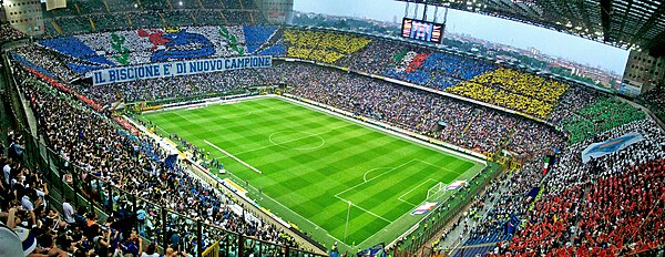 The San Siro in Milan was selected to host the final in September 2014.