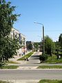 Вид на бульвар Советов от улицы Антикайнена