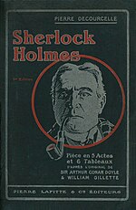 Thumbnail for File:Sherlock Holmes (play) - French cover Pierre Decourcelle.jpg