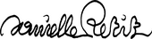 signature de Danielle Petit