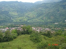 Simacota from above