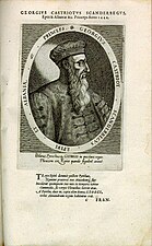 Dominicus Custos (1560–1612): Georgius Castriotus Scanderbegus – Epiri & Albaniae & c. Princeps Anno 1444, ca. 1600.