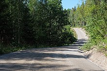 A gravel road in Asikkala, Finland Soratie Kalkkinen.jpg