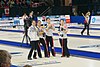South Korea women's national curling team at WWCC on March 2018 (Draw 9) - 5.jpg