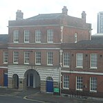 South Office Block (Building No 1/88) South Office Block (Building Number 1.88), Portsmouth Historic Dockyard (NHLE Code 1272314) (October 2022).JPG