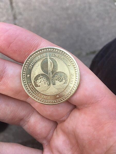 File:Souvenir Coin you can take home.jpg