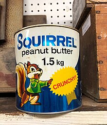 1.5 kg Squirrel Peanut Butter tin Squirrel Peanut Butter tin.jpg