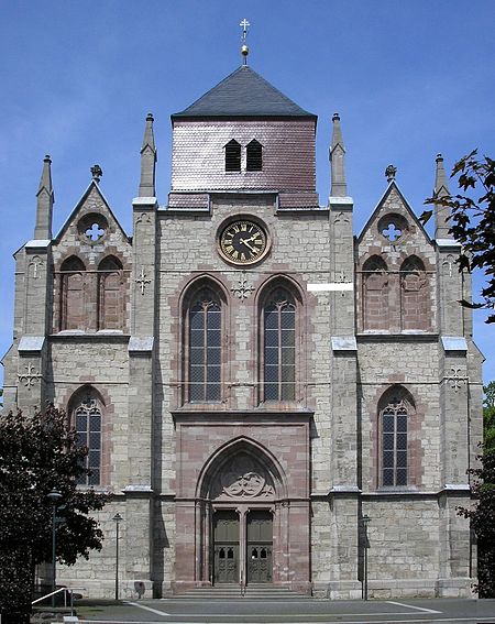 St. Gertrud Dingelstädt Turmfront