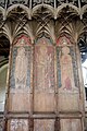 St. Mary's Church in Attleborough, Norfolk. Detail from screen.