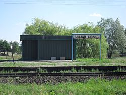 Bahnhof in Lubania Lipiny