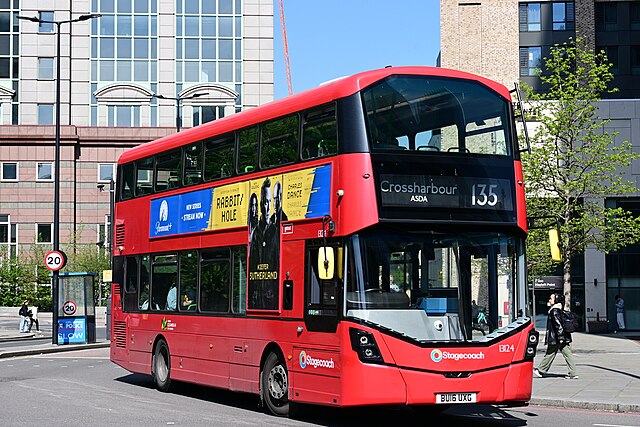 Stagecoach London Wright Gemini 3 bodied Volvo B5LH in Aldgate