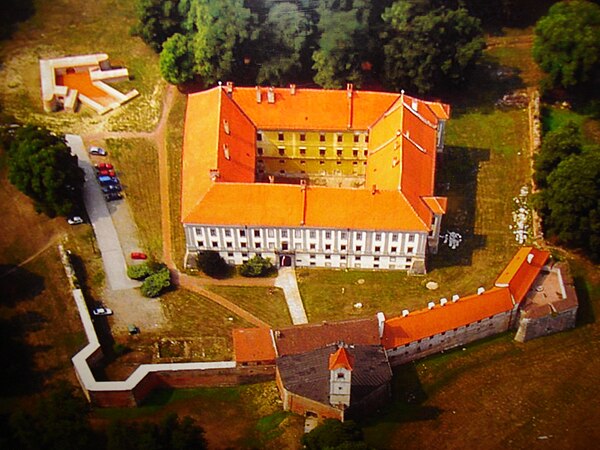 Image: Stari grad Zrinskih, Čakovec   pogled iz zraka