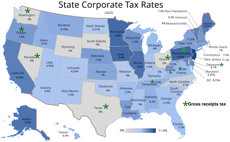 File:State Corporate Taxes.svg