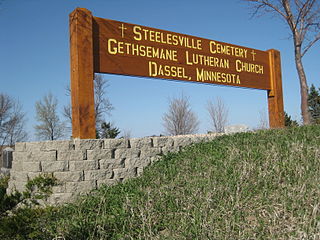 <span class="mw-page-title-main">Steelesville Cemetery</span> Historic cemetery in Dassel, Minnesota