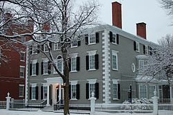 Phillips House at 34 Chestnut Street added to the National Register of Historic Places in 1983 built in 1800 by Samuel McIntire - Stephen Phillips House.jpg